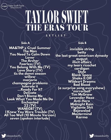 taylor swift setlist detroit 2023|Taylor Swift setlists: What songs to expect at Detroit concerts